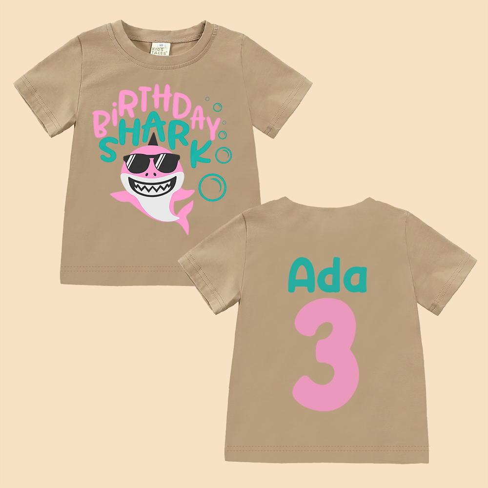 Personalized Shark Birthday T-Shirt | inBirth31