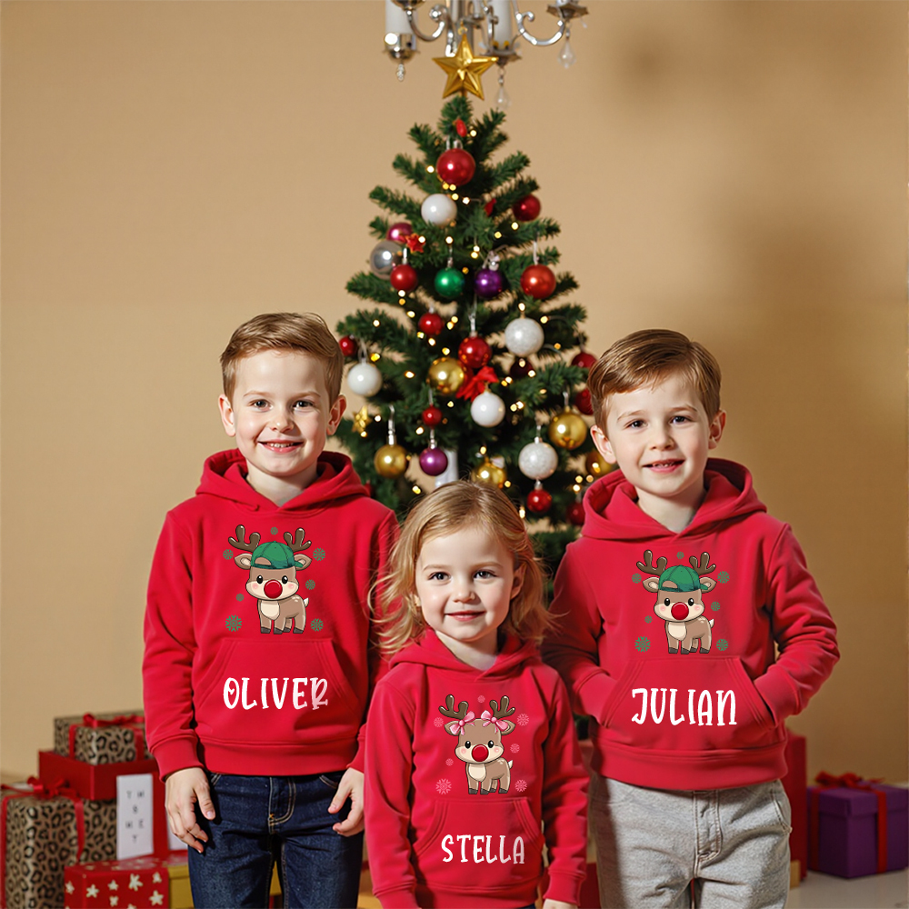 Personalized Kids Lovely Christmas Hoodie | InSweatshirt82