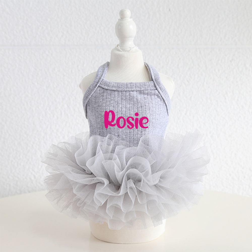 Personalized Name Pet Fluffy Tutu Dress | inCloth40