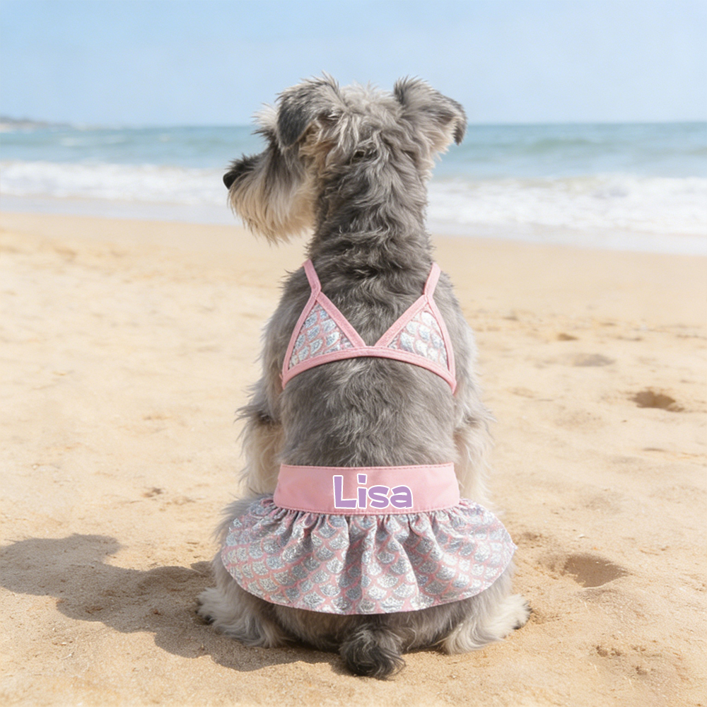 Personalized Pet Bikini Swimsuit Set | inCloth43