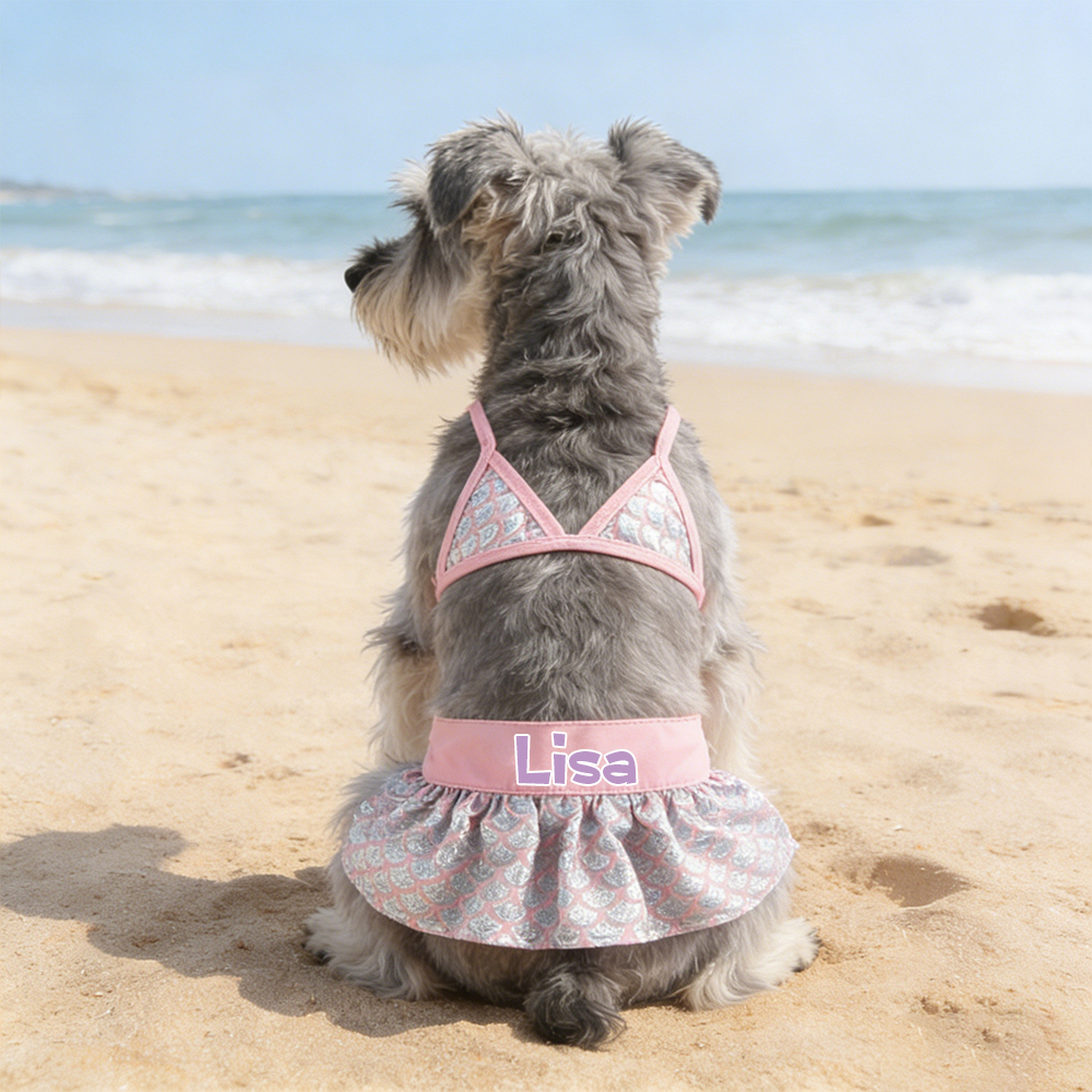Personalized Pet Bikini Swimsuit Set | inCloth43