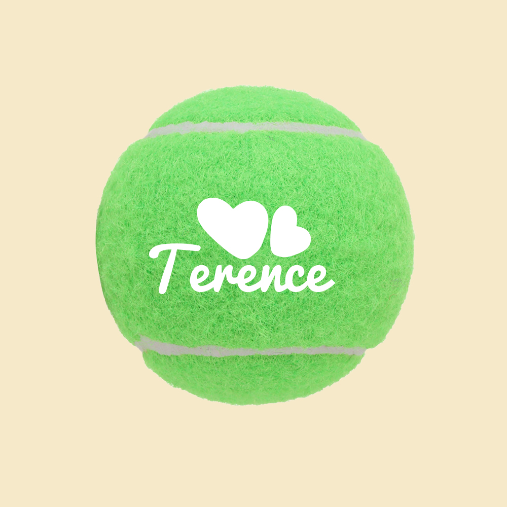 Personalized Name Pet Tennis Ball | inToy09
