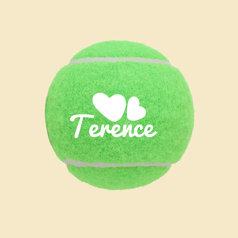 Personalized Name Pet Tennis Ball | inToy09