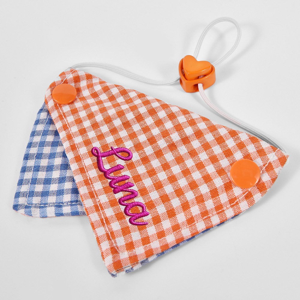 Personalized Embroidered Name Pet Bandana | inAccs51
