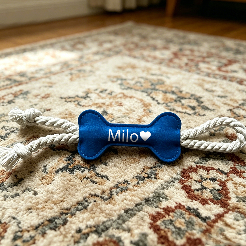 Personalized Pet Bone-Shaped Plush Toy | inToy10