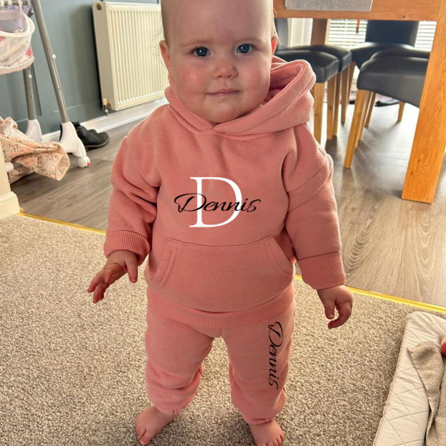 Personalized Kid Cozy Soft Extra Warm Tracksuit Set | inSet34