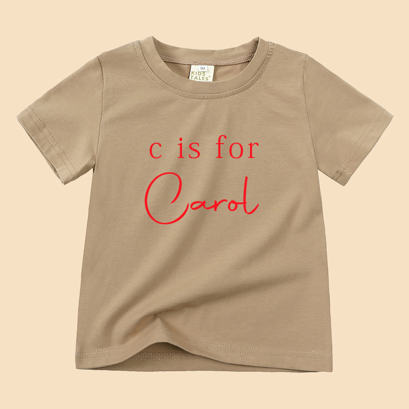 Personalized Kid Cozy Soft Color T-Shirt | inTee01