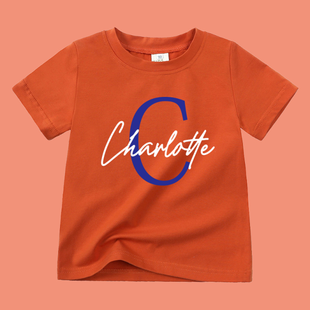 Personalized Kid Cozy Soft Color T-Shirt | inTee03