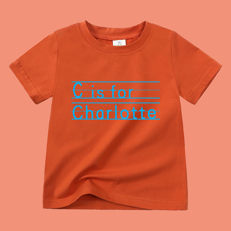 Personalized Kid Cozy Soft Color T-Shirt | inTee04