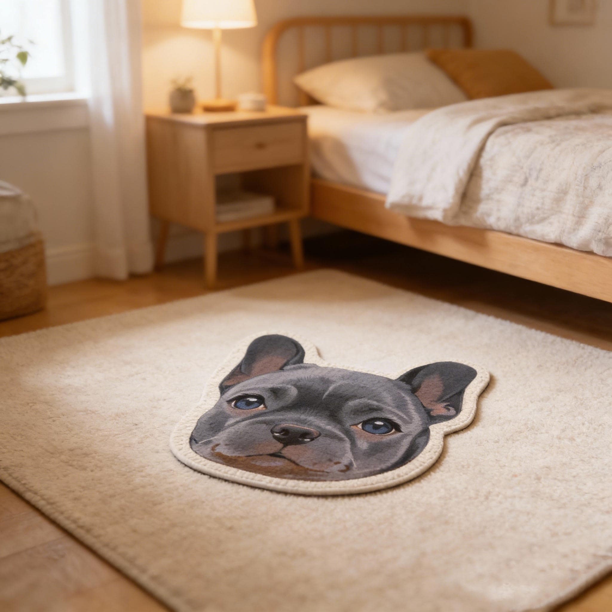 Personalized Lovely Pet Face Tufted Carpet | KKPet414