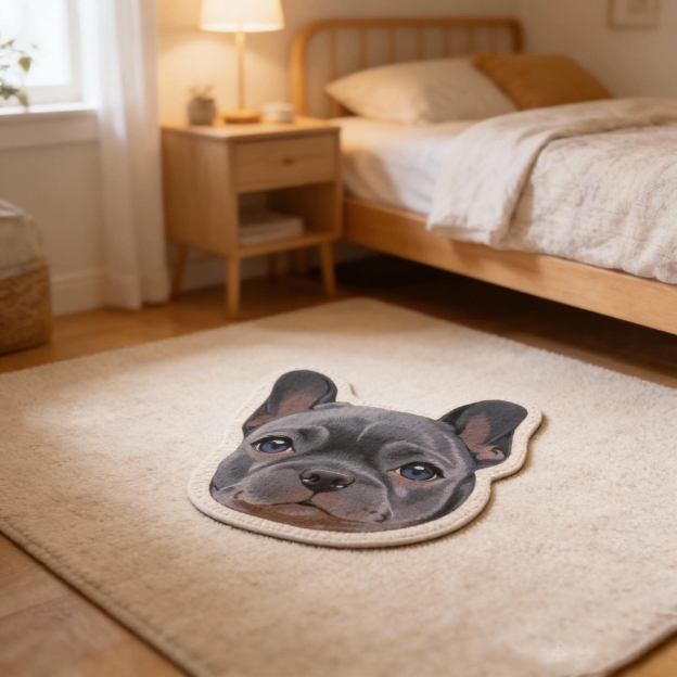 Personalized Lovely Pet Face Tufted Carpet | KKPet414