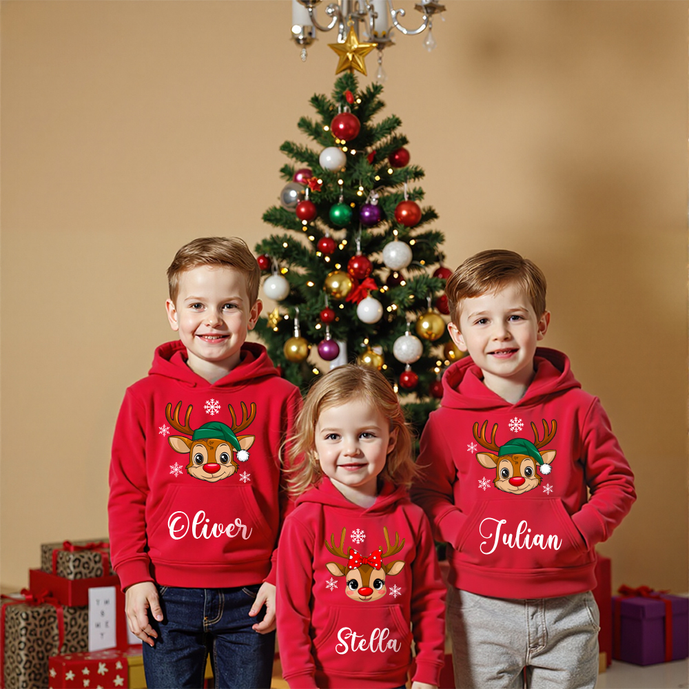 Personalized Kids Lovely Christmas Hoodie | InSweatshirt81