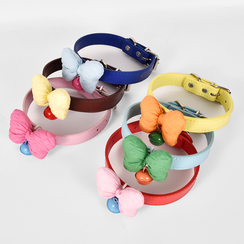 Adjustable Pet Bowknot Collar with Bell | inAccs47