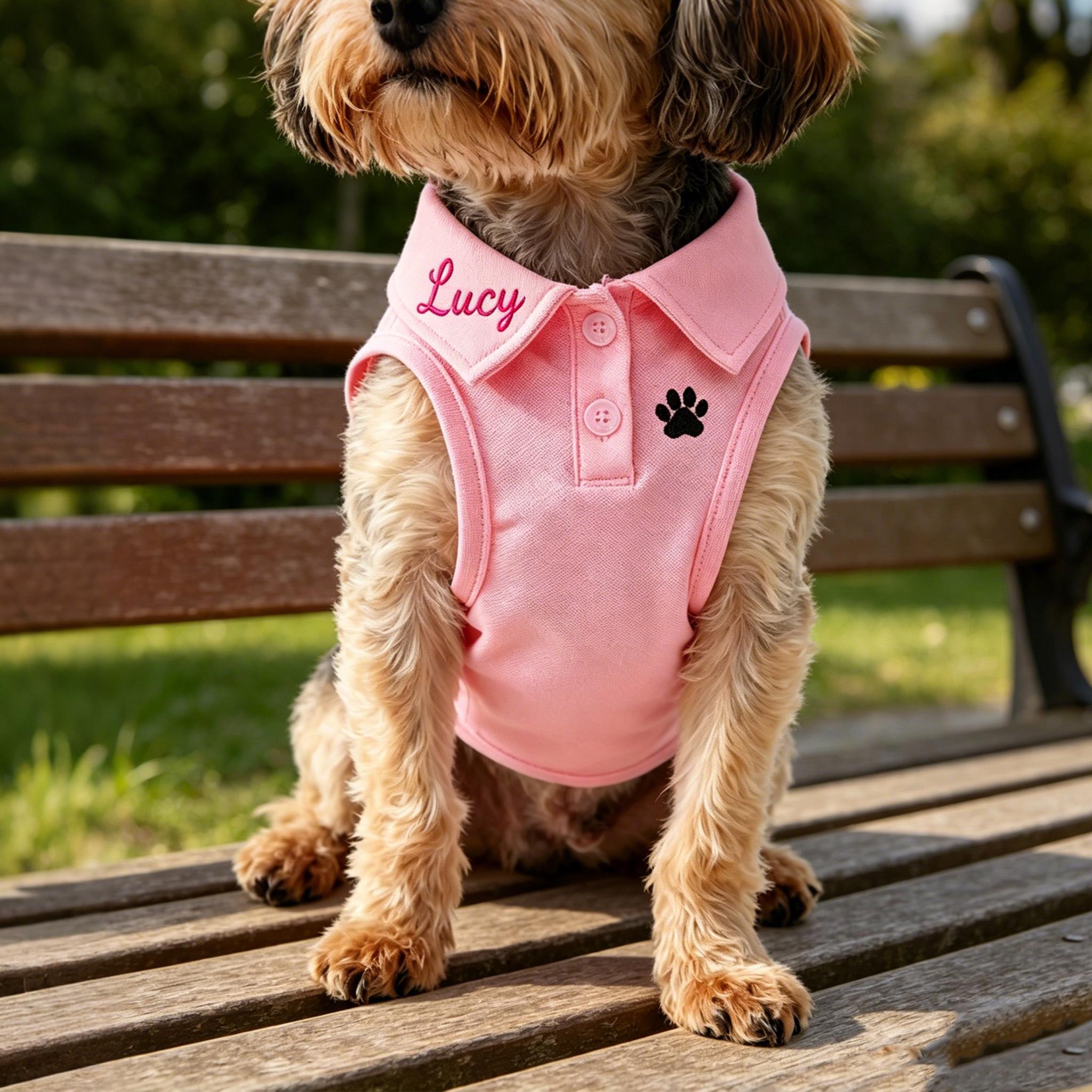 Personalized Embroidered Dog Cat Polo Shirt | inCloth108