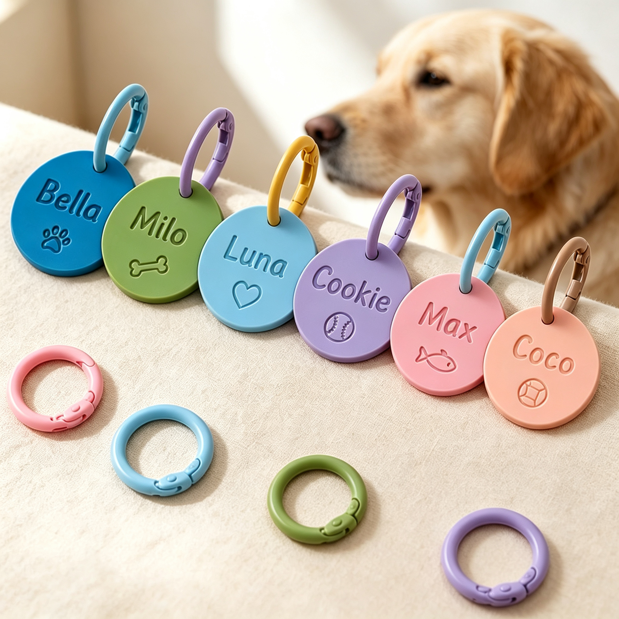 Personalized Name Pet Collar Pendant And Identification Tag | inAccs64