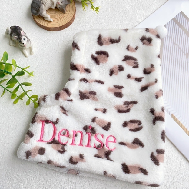 Personalized Embroidered Name Pet Plush Hat | KKPet350