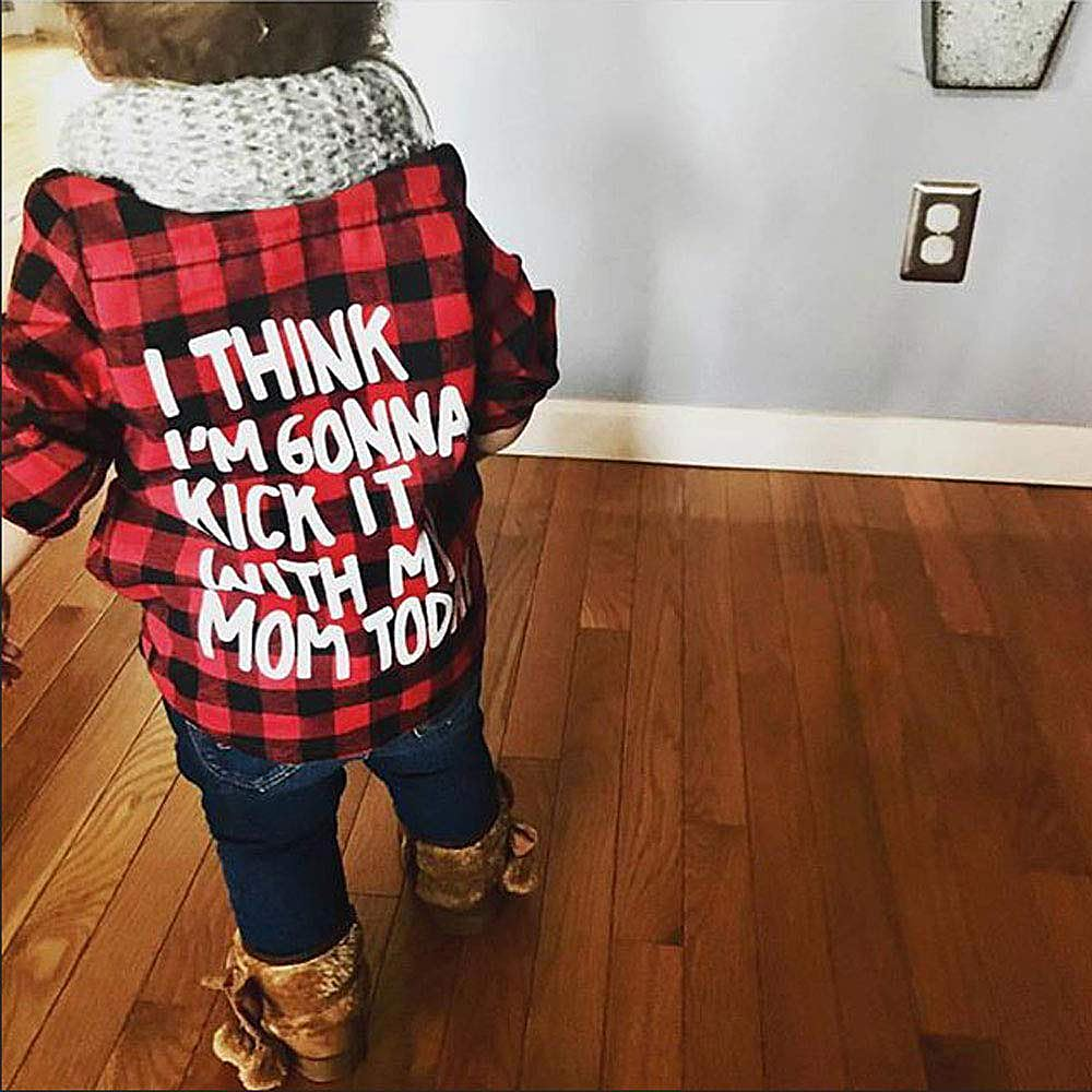 Personalized Name Kids Flannel Jacket | inJacket34