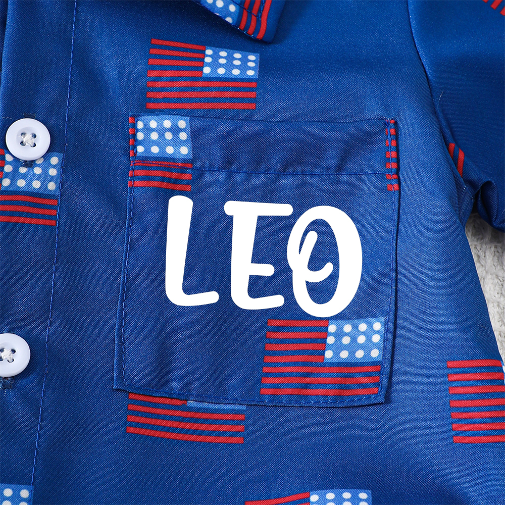 Personalized Boys The 4th Of July Shirt and Shorts Set | inSet55
