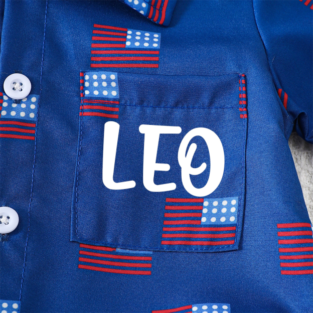 Personalized Boys The 4th Of July Shirt and Shorts Set | inSet55