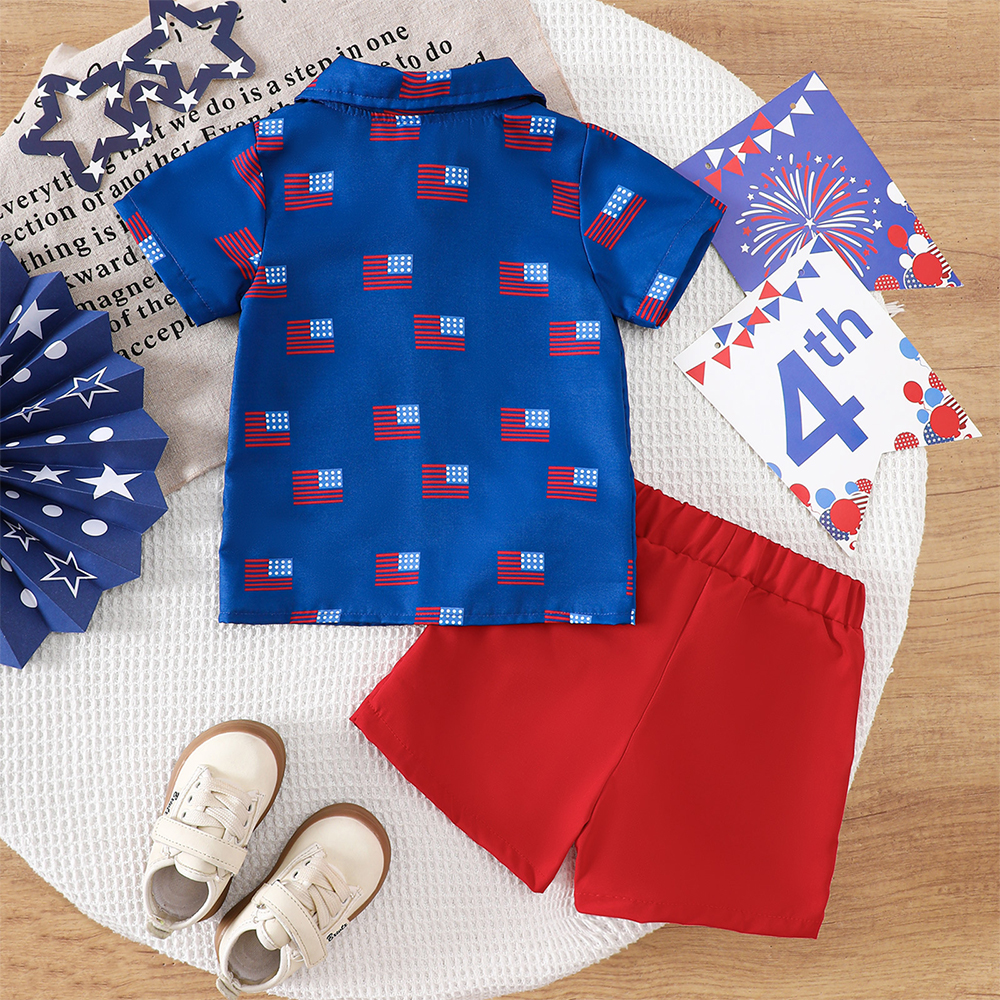 Personalized Boys The 4th Of July Shirt and Shorts Set | inSet55