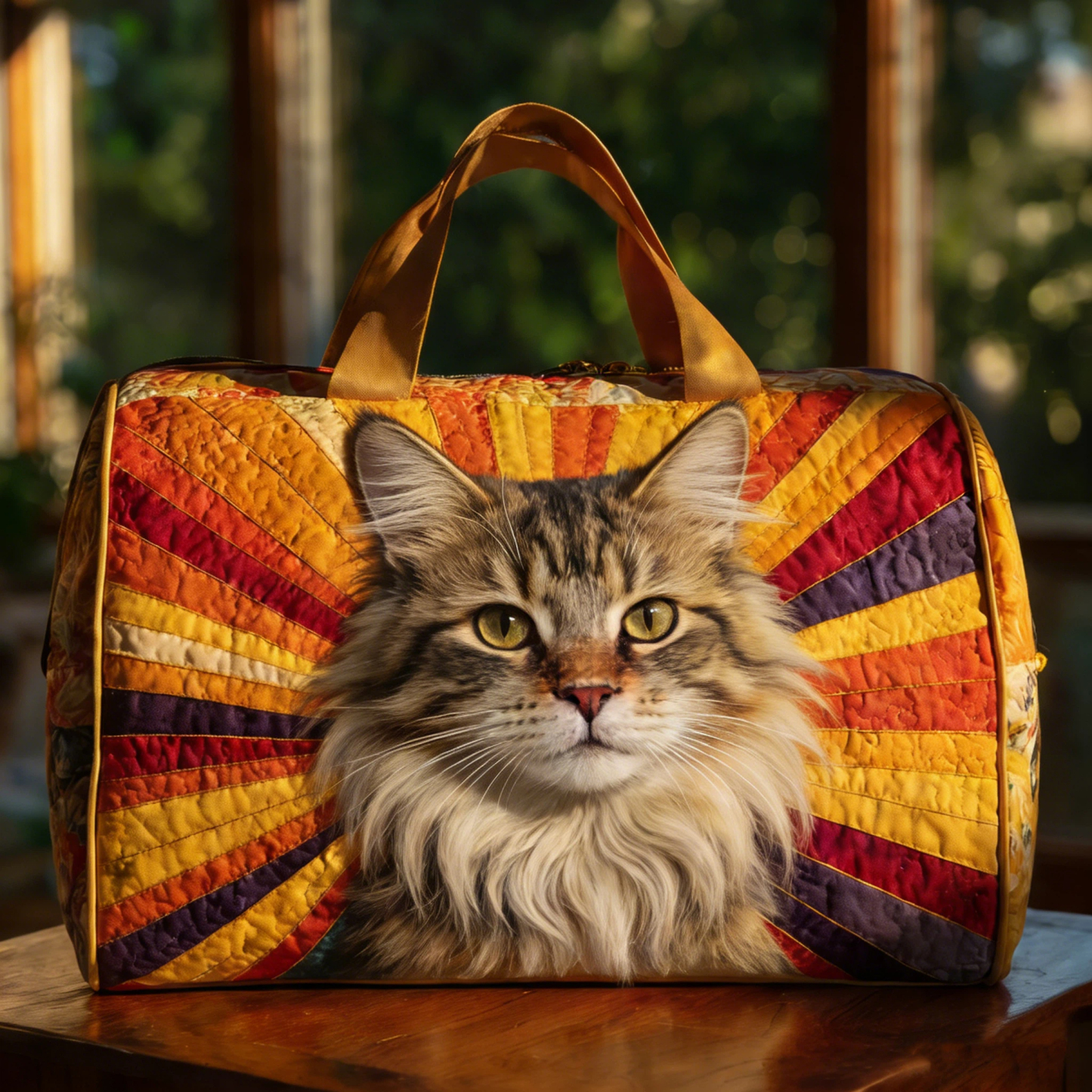 Vintage Timeless Maine Coon Duffle Bag | inBag51