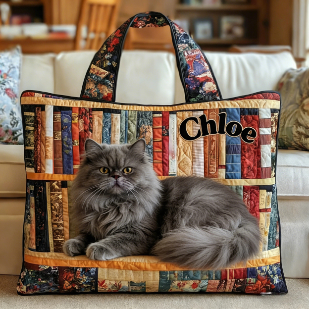 Personalised Vintage Timeless Nebelung Quilted Tote Bag | inBag82