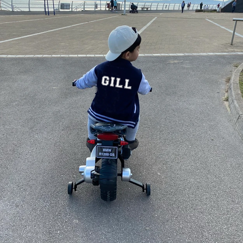 Personalized Initial & Name Kids Baseball Jacket | inJacket35