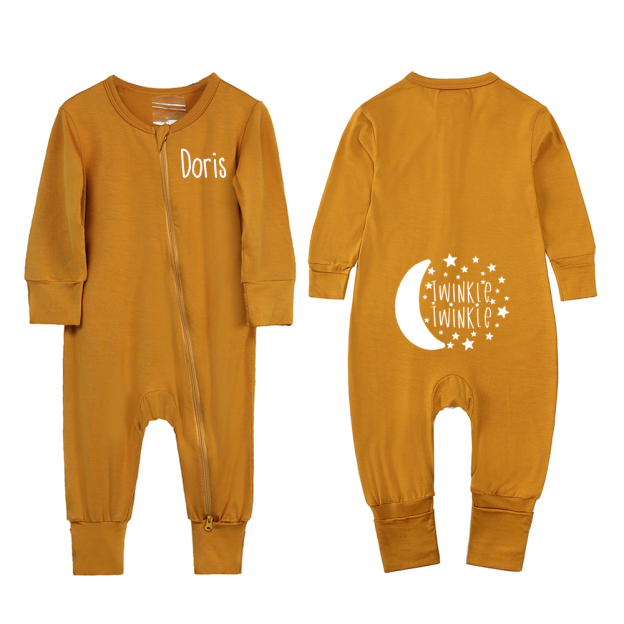 Personalized Kids Sweet Night Sweatshirt Romper | inRomper20