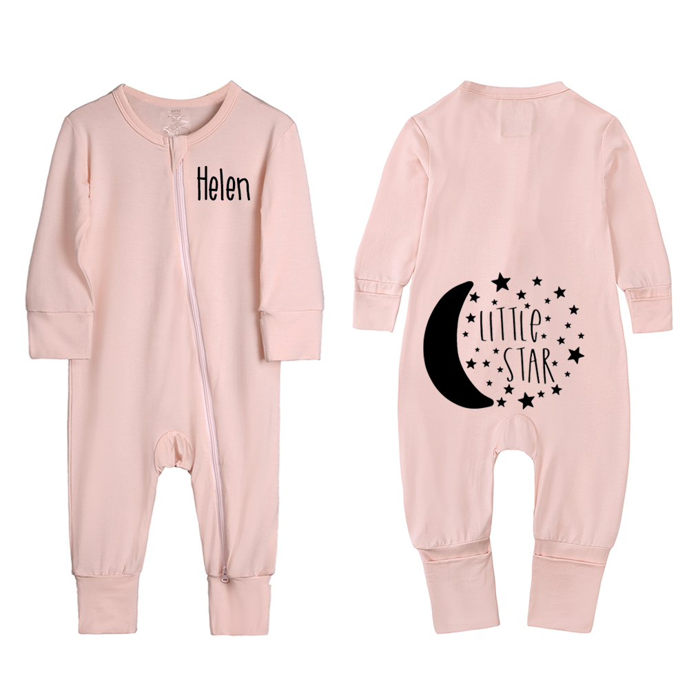 Personalized Kids Sweet Night Sweatshirt Romper | inRomper20
