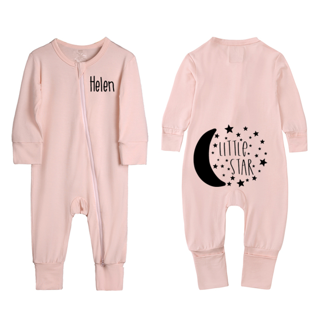 Personalized Kids Sweet Night Sweatshirt Romper | inRomper20