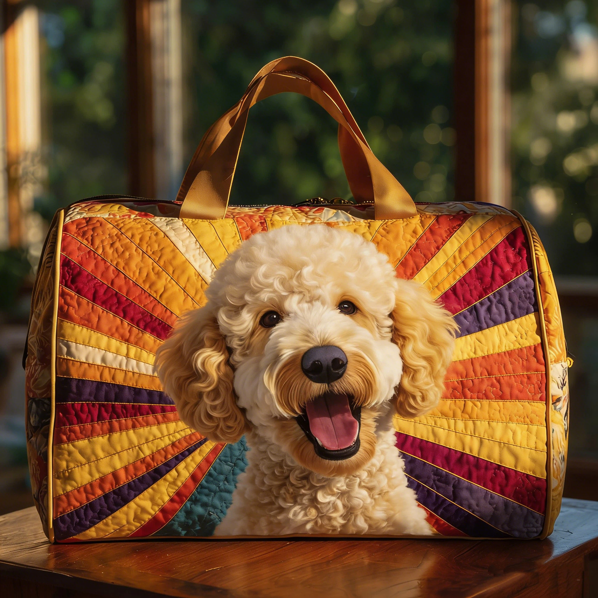 Vintage Timeless Poodle Duffle Bag | inBag57