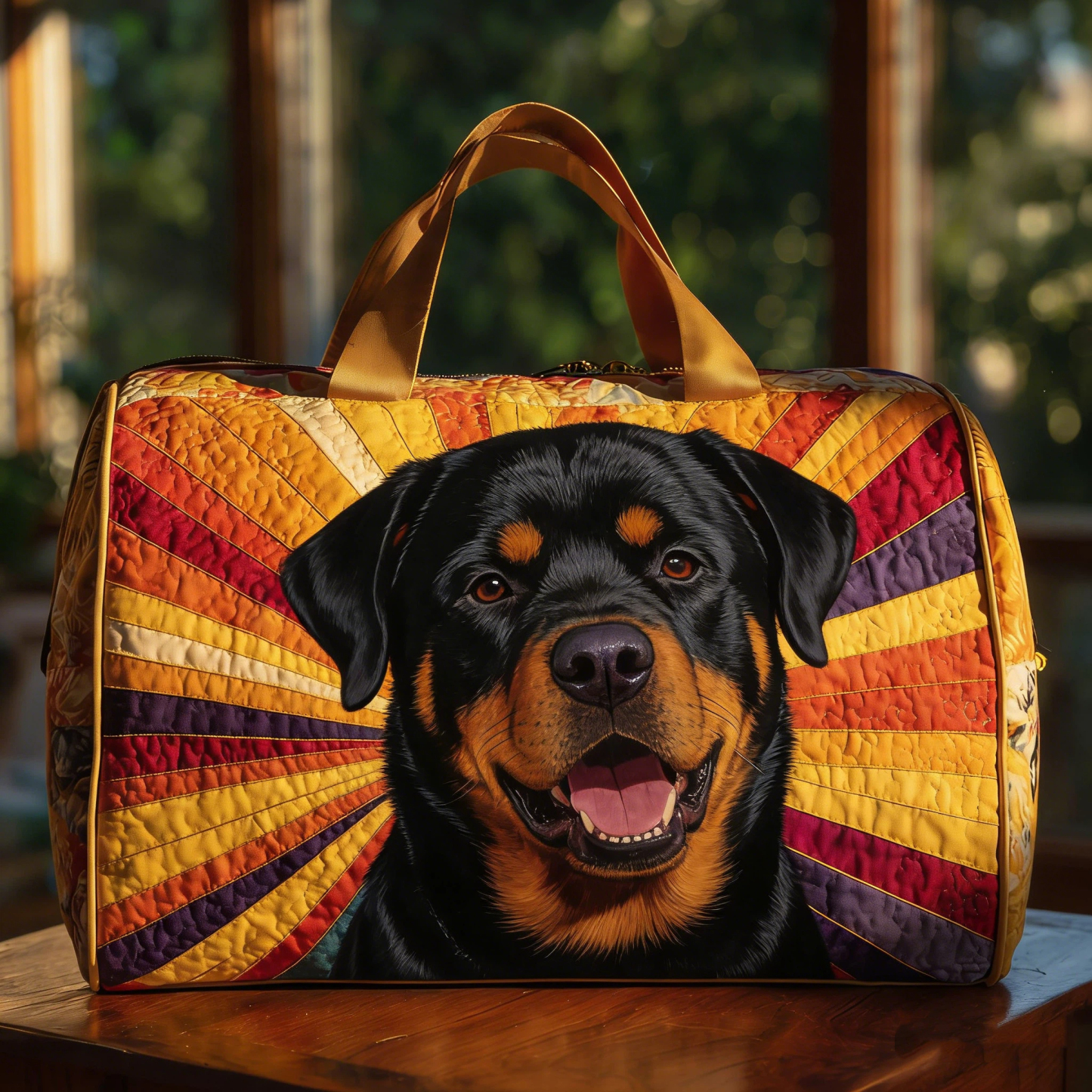 Vintage Timeless Rottweiler Duffle Bag | inBag58