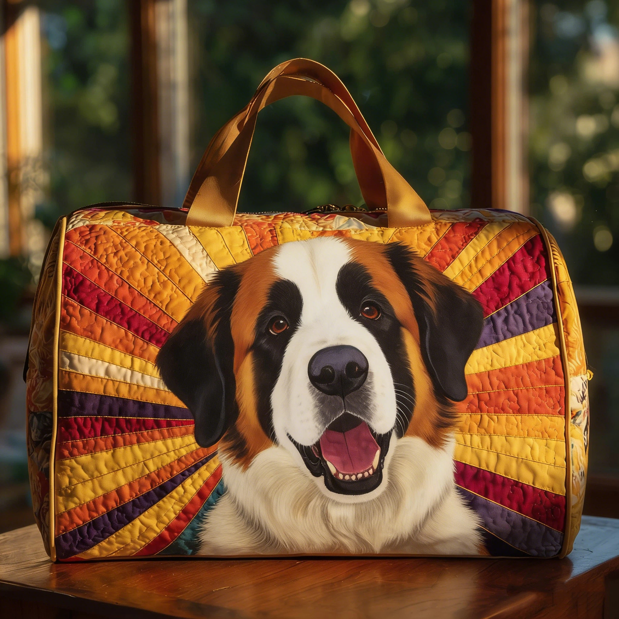 Vintage Timeless Saint Bernard Duffle Bag | inBag59