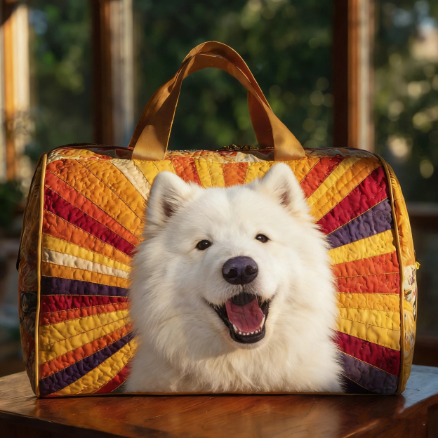 Vintage Timeless Samoyed Duffle Bag | inBag60