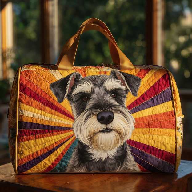 Vintage Timeless Schnauzer Duffle Bag | inBag61
