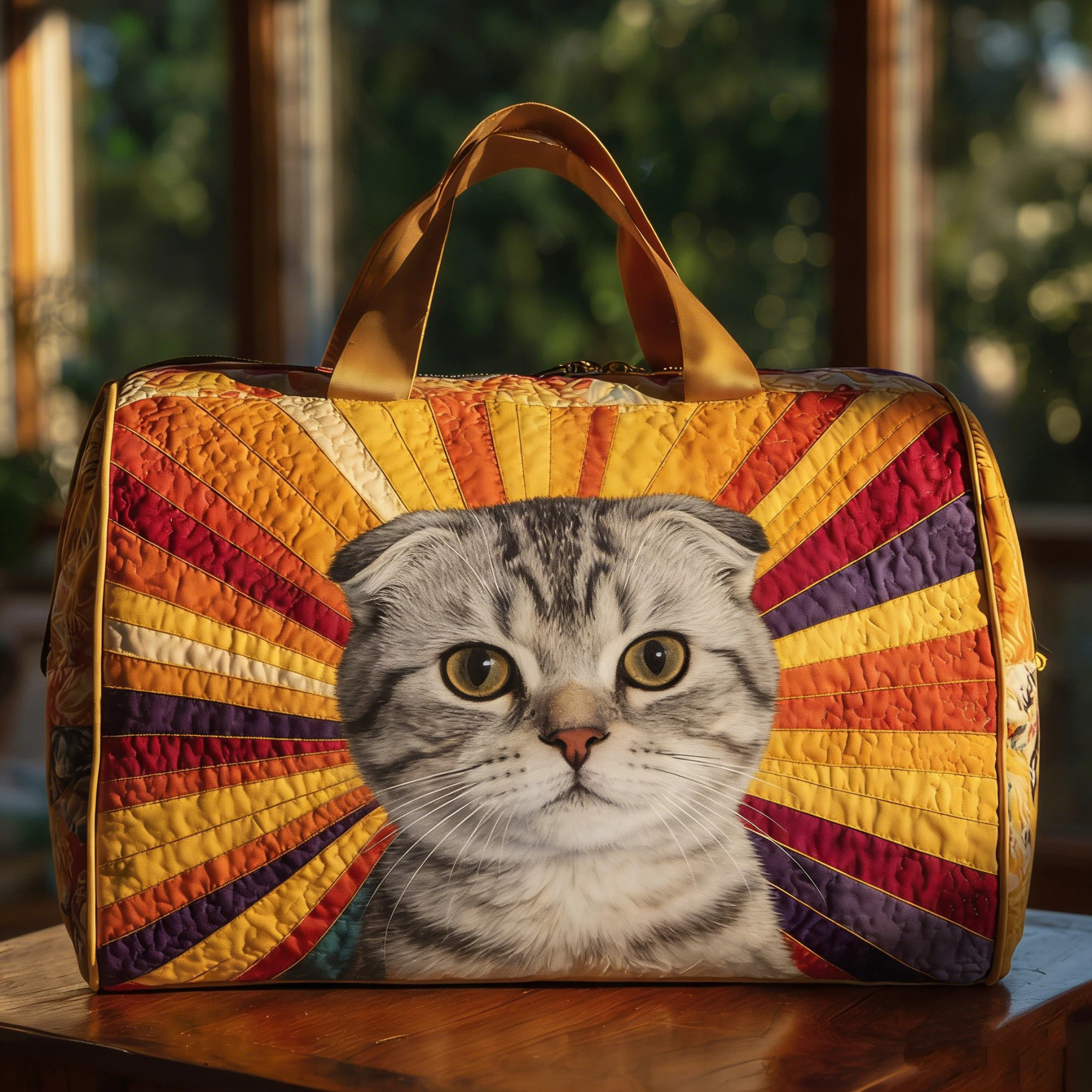 Vintage Timeless Scottish Fold Duffle Bag | inBag62