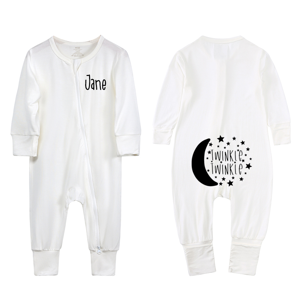 Personalized Kids Sweet Night Sweatshirt Romper | inRomper20