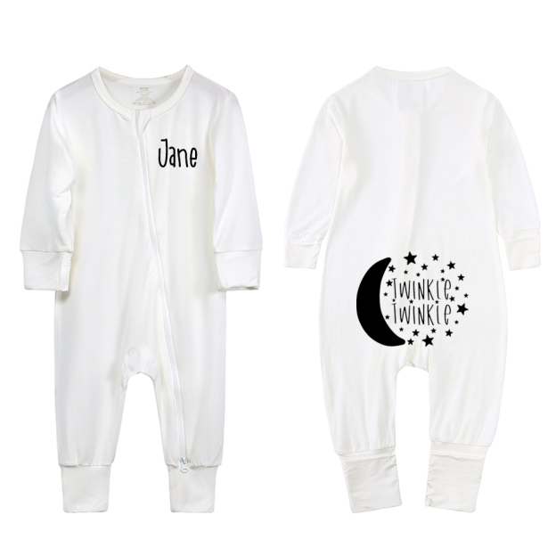 Personalized Kids Sweet Night Sweatshirt Romper | inRomper20