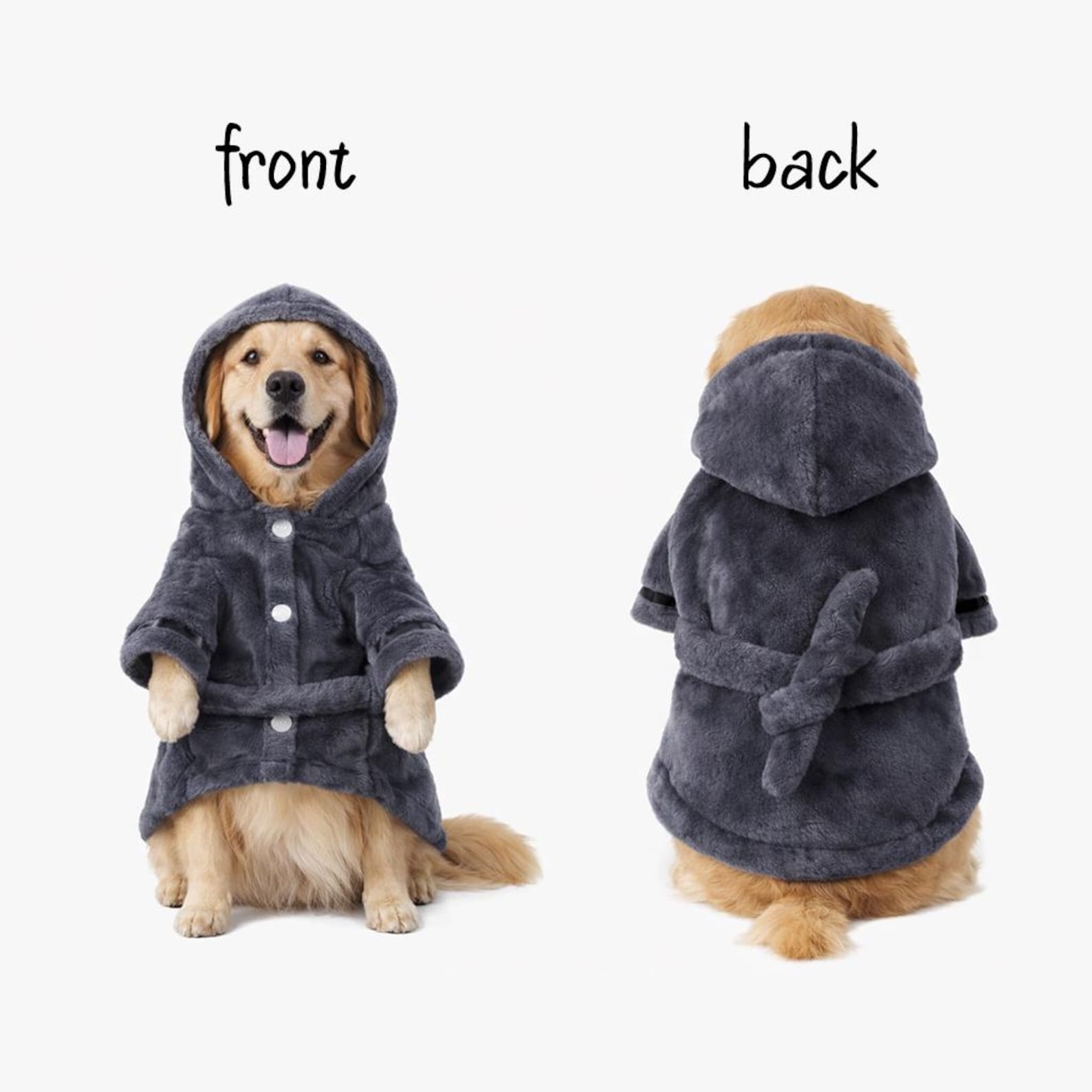 Personalized Embroidered Name Pet Bathrobe | inCloth23