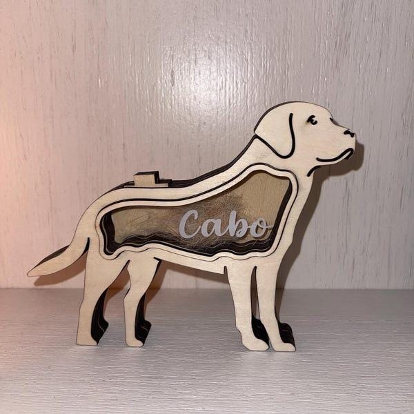 Personalized Pet Hair Memorial Box | BKPet196