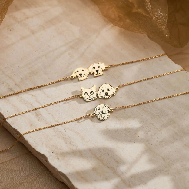 Personalized Pet Memorial Portrait Bracelet | inAccs31