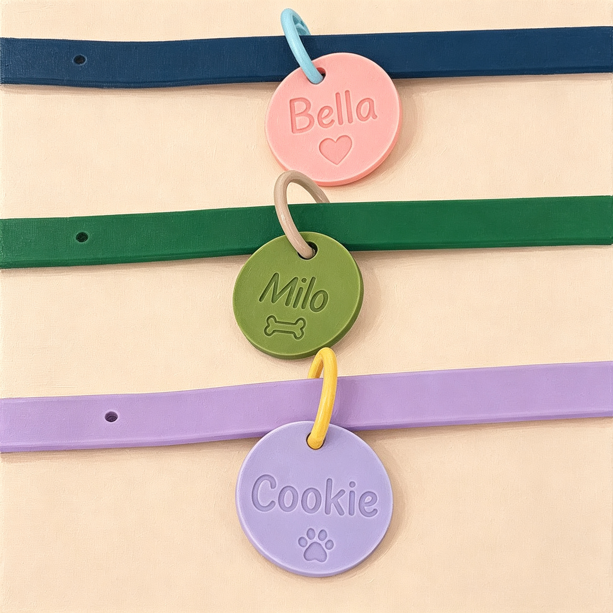 Personalized Name Pet Collar Pendant And Identification Tag | inAccs64