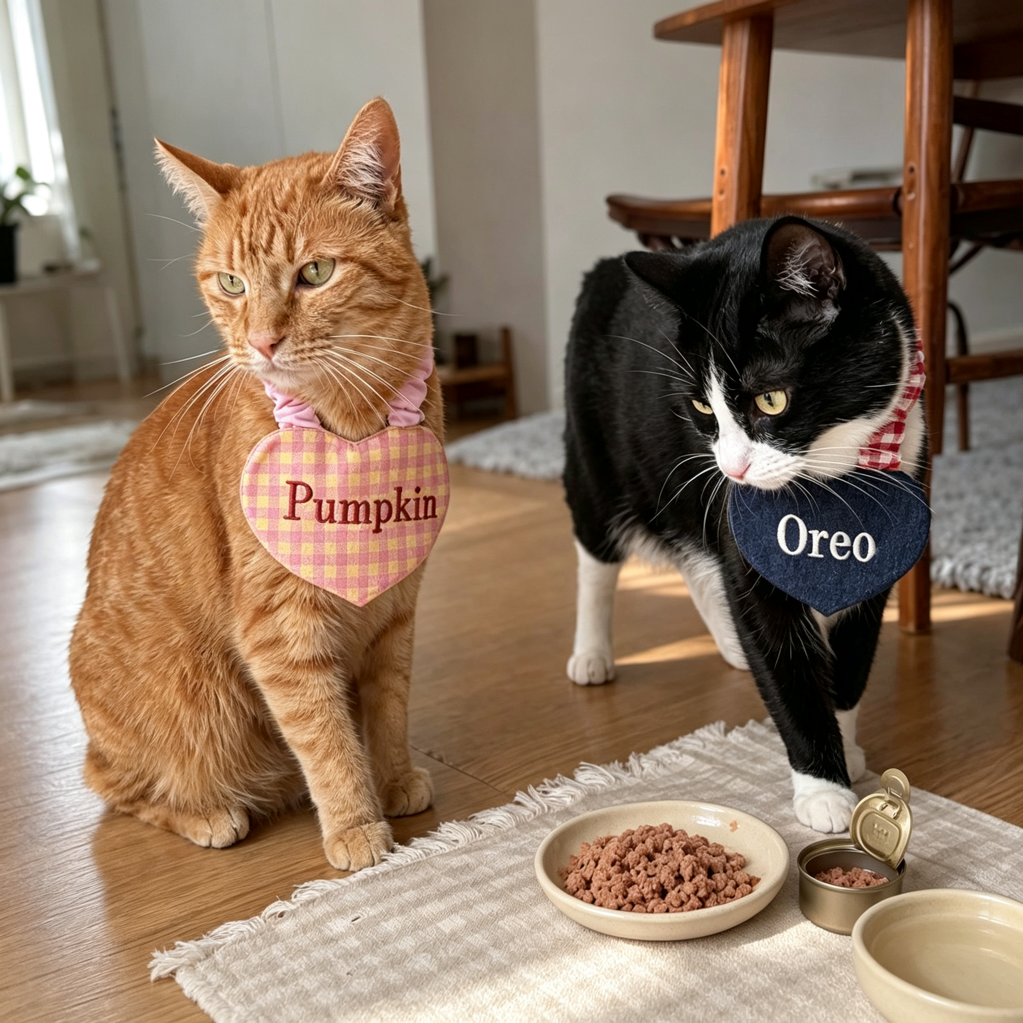 Personalized Embroidered Heart-Shaped Pet Bib | inAccs66