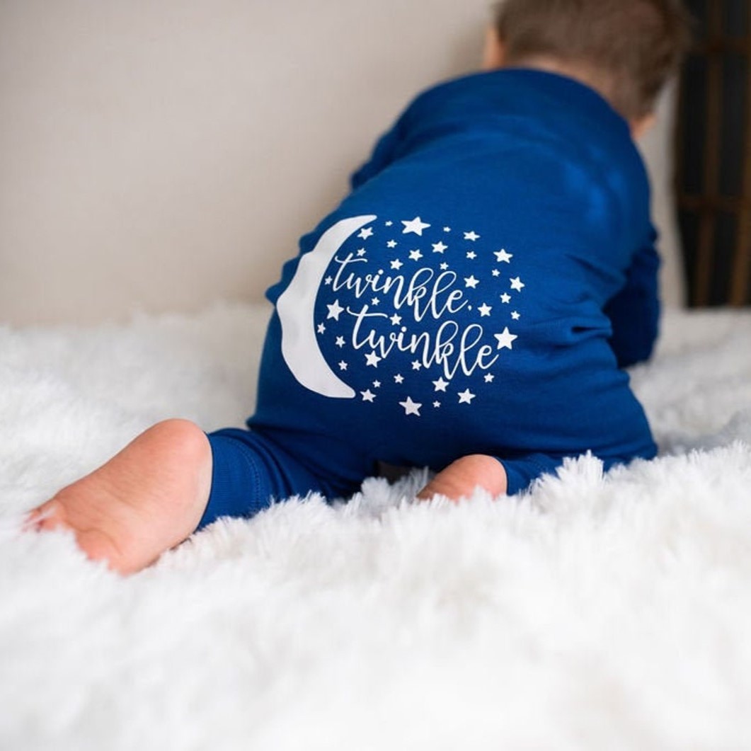 Personalized Kids Sweet Night Sweatshirt Romper | inRomper20