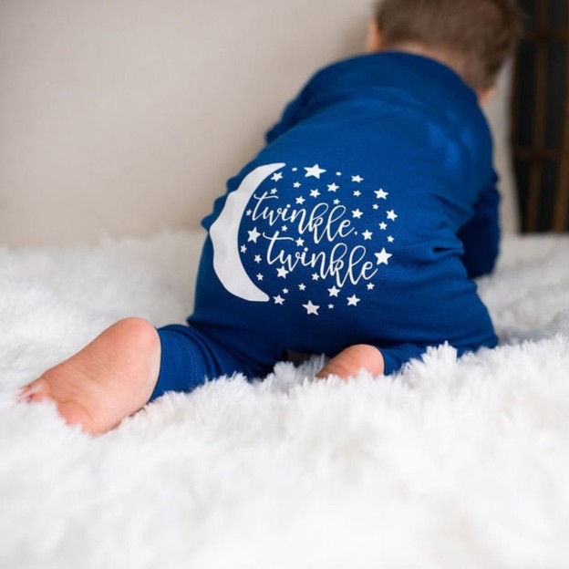 Personalized Kids Sweet Night Sweatshirt Romper | inRomper20