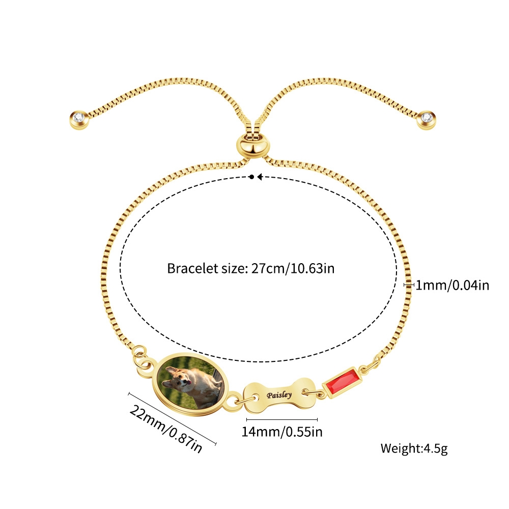 Personalized Pet Photo Memorial Bracelet | inAccs36