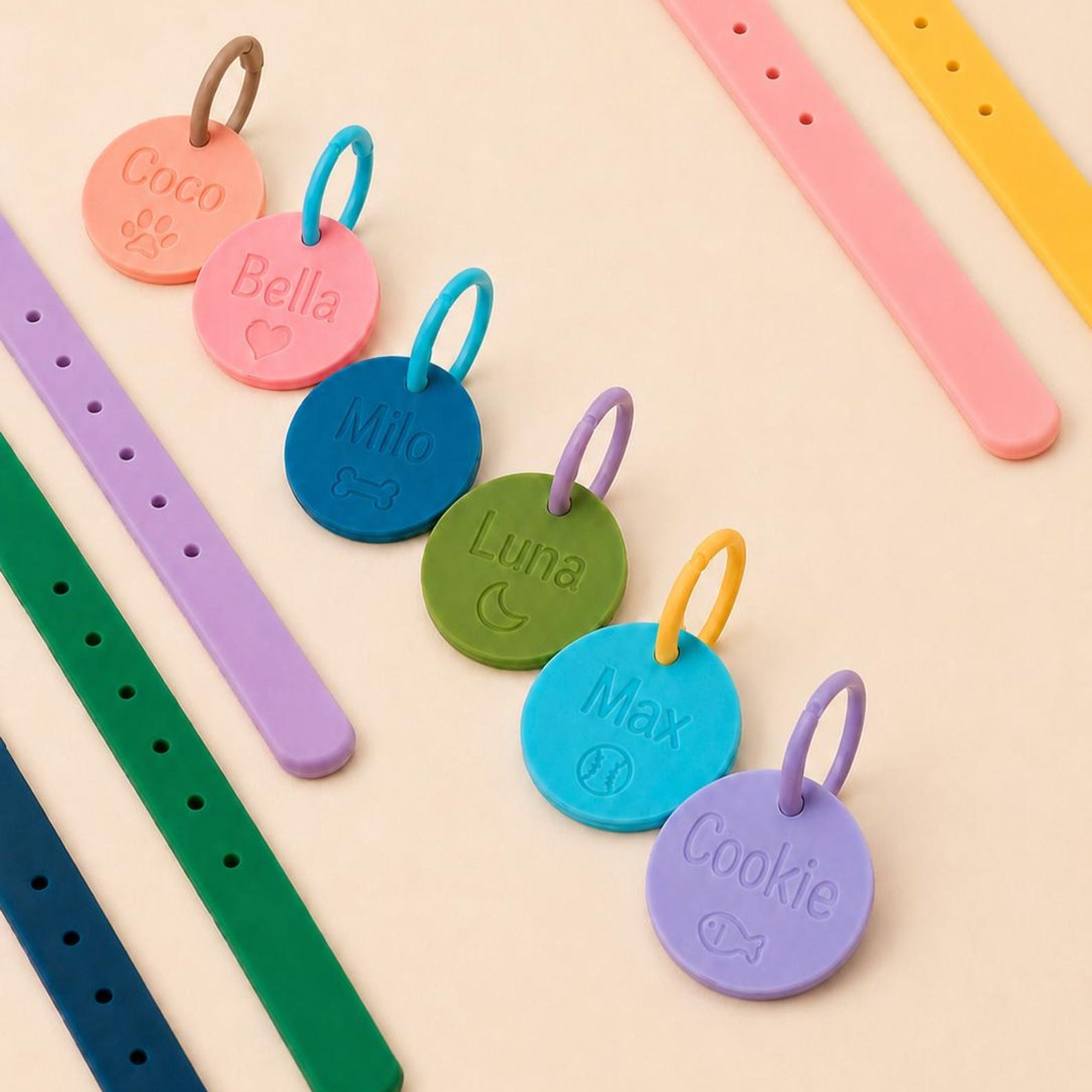 Personalized Name Pet Collar Pendant And Identification Tag | inAccs64