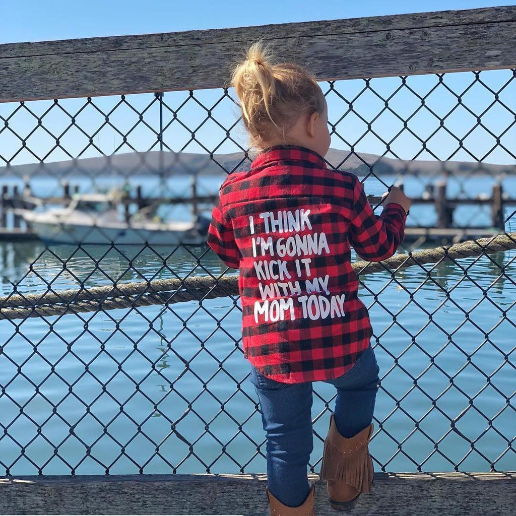 Personalized Name Kids Flannel Jacket | inJacket34