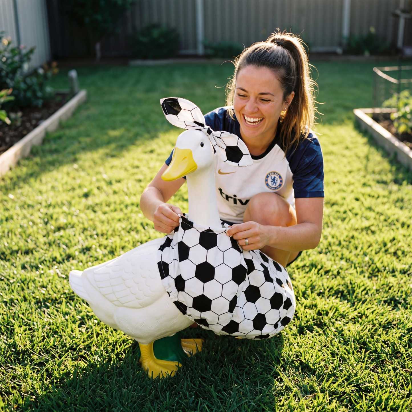 World Cup Soccer Porch Goose Costume | inCloth77