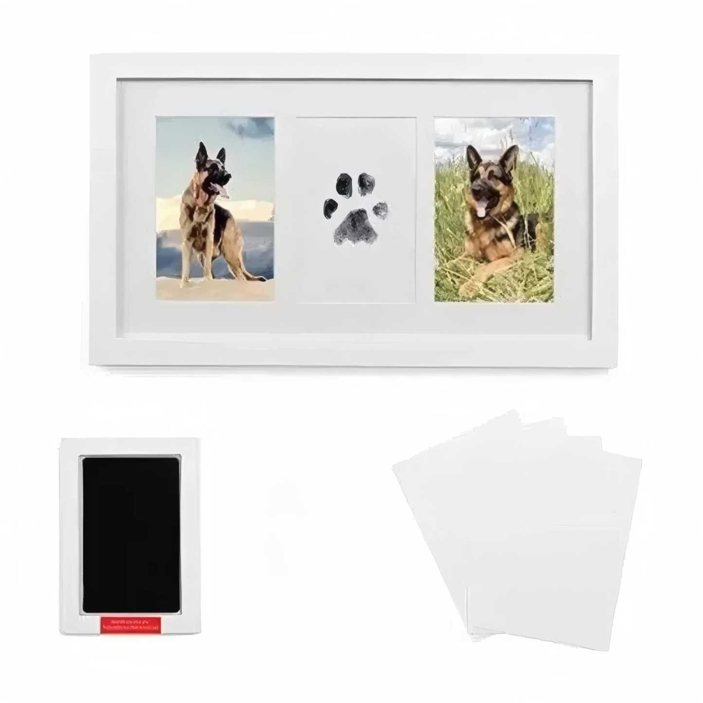 Pet Paw Print Kit Pet Memorial and Puppy Milestone Keepsake | inAccs44